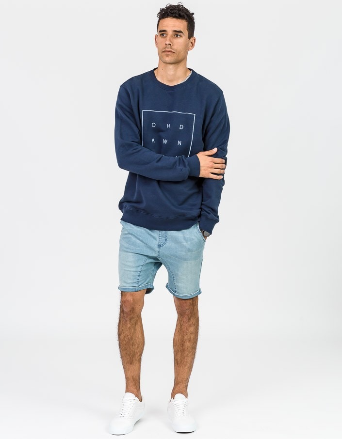 Surface Crew Sweat - Navy